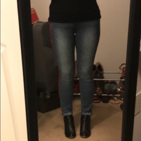 Express Mid-rise Legging Skinny Jean Size 6 - Picture 5 of 5